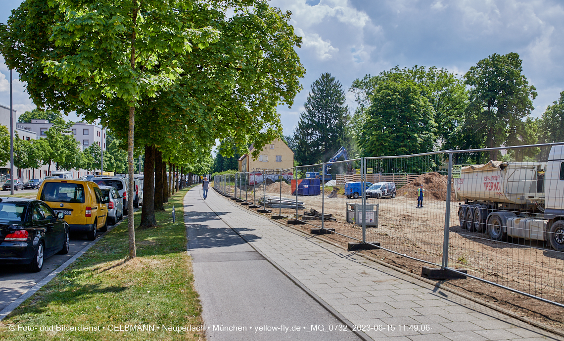 15.06.2023 - Abriss und Neubau der Maikäfersiedlung in Berga am LAim und Neuperlach